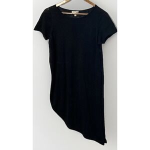 Eileen Fisher Sheer Swimsuit Cover Up Asymmetrical Split Sides‎ EC Organic Linen